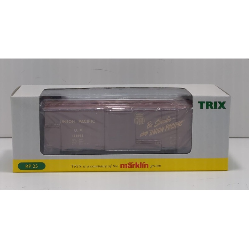 Trix 24900 HO Scale Union Pacific 40′ Steel Box Car #188198 LN/Box