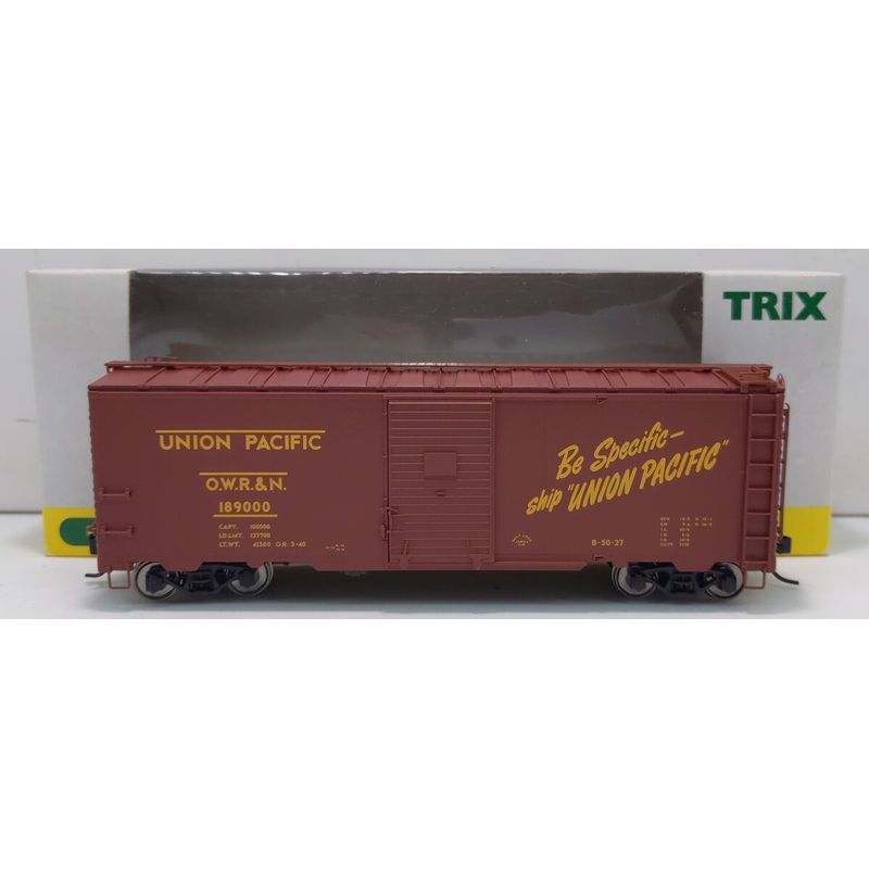 Trix 24900 HO Scale Union Pacific 40′ Steel Box Car #189000 LN/Box