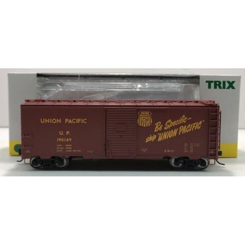 Trix 24900 HO Scale Union Pacific 40′ Steel Box Car #190169 NIB