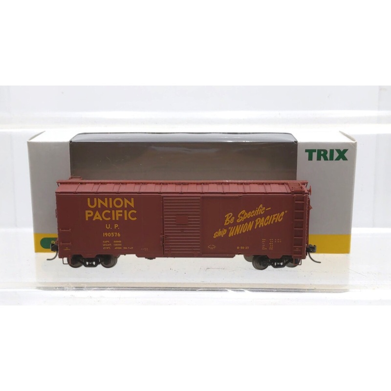Trix 24900 HO Scale Union Pacific 40′ Steel Box Car #190576 LN/Box