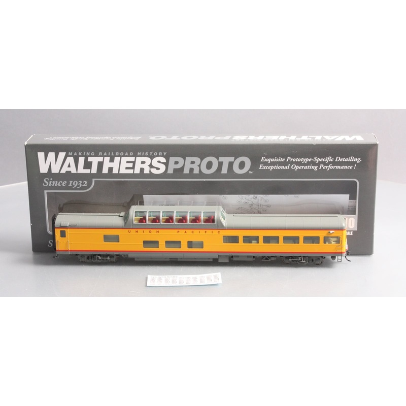 Walthers 920-9237 HO Union Pacific 85′ ACF Observation Dome Lounge Lighted LN/Box