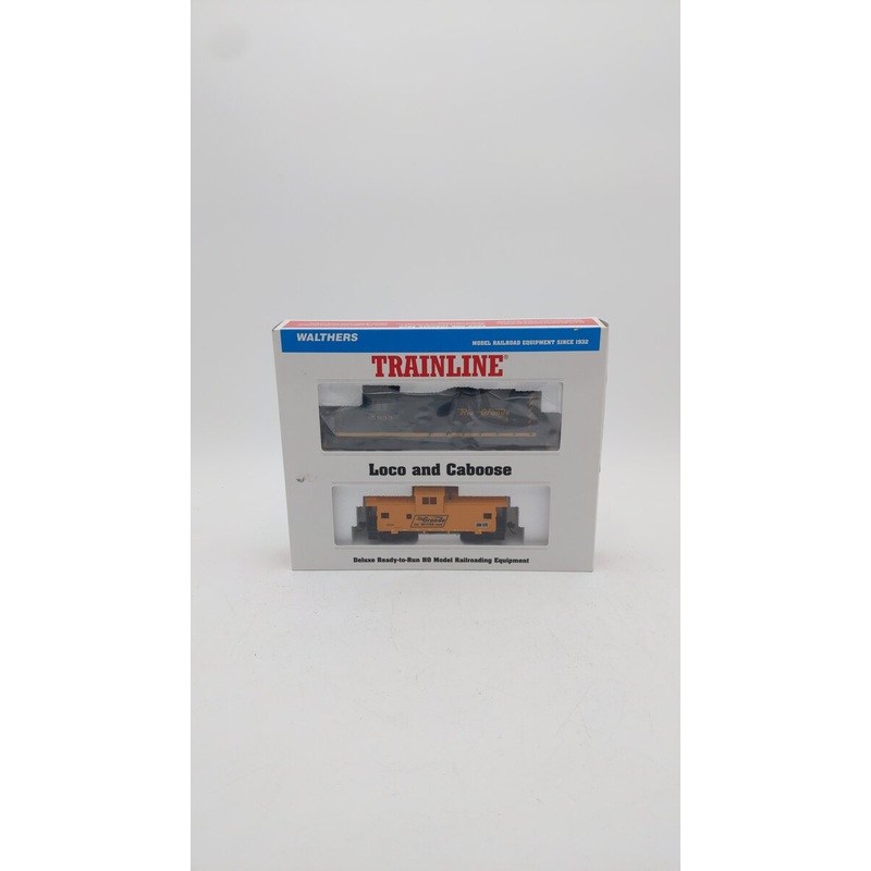 Walthers 931-709 HO Scale D&RGW Locomotive and Caboose Set NIB