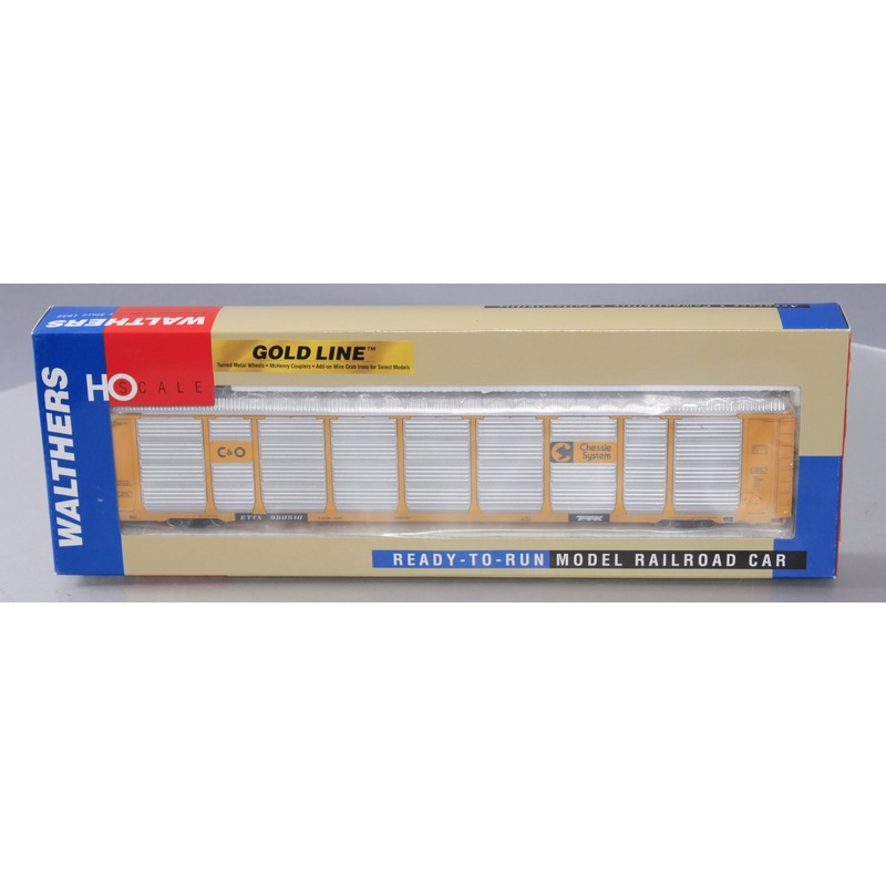 Walthers 932-4876 HO Scale Chessie Thrall 89′ Tri-Level Auto Carrier #950510 LN/Box