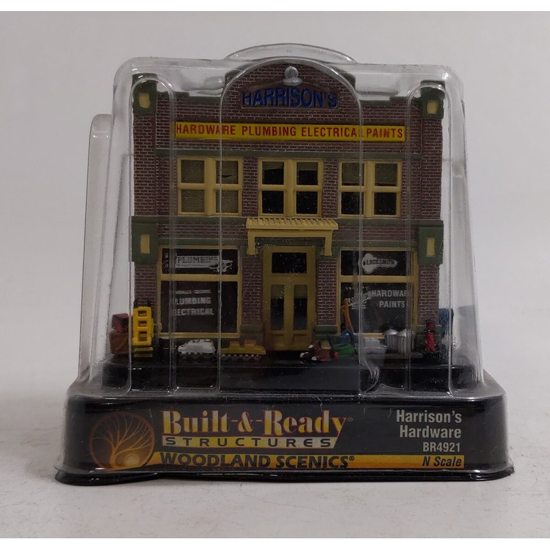 Woodland Scenics BR4921 N Built-&-Ready Harrison’s Hardware Building LN/Box