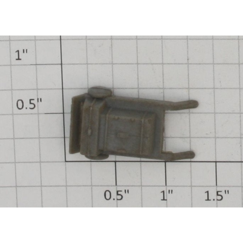 Acme 0618-2 Gray Plastic Hand Truck with Suitcases