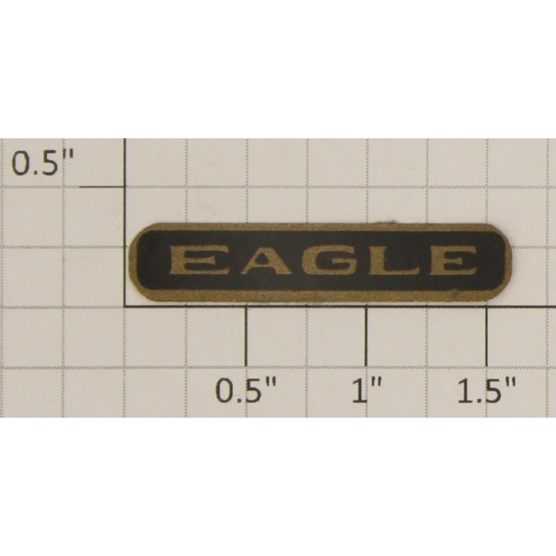 American Flyer 4331-16 Black/Gold Eagle Sticker Decal