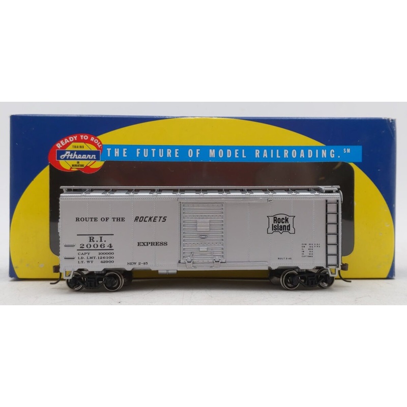 Athearn 92272 HO Rock Island 40′ Express Boxcar #20064 LN/Box