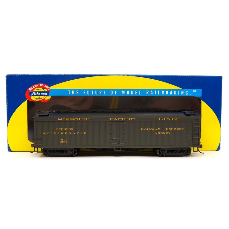 Athearn 92566 Missouri Pacific HO RTR 50′ Express Reefer #3157 EX/Box