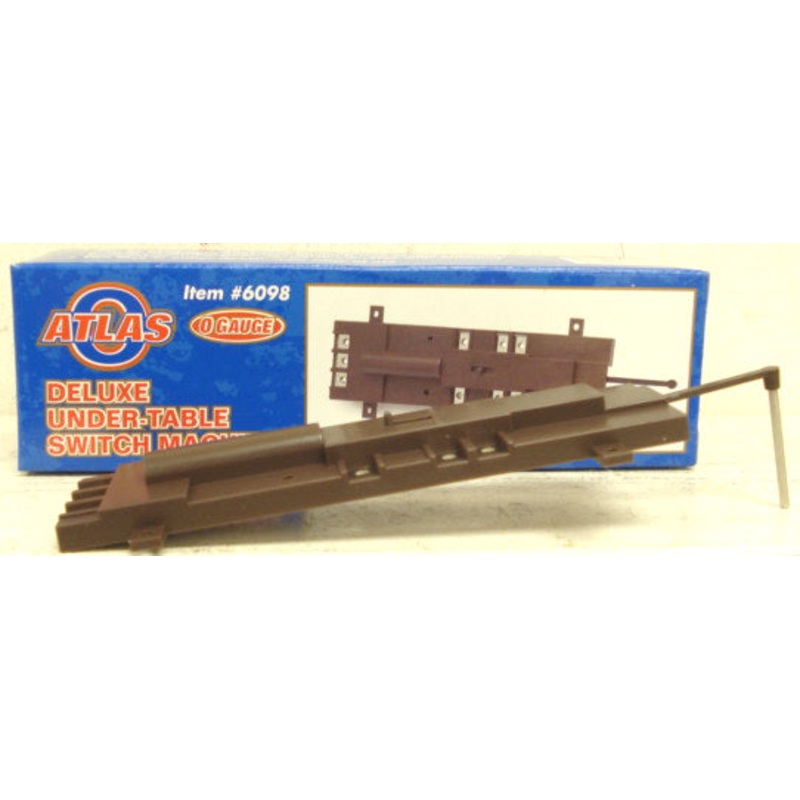 Atlas 6098 O Gauge Deluxe Under-Table Switch Machine LN/Box