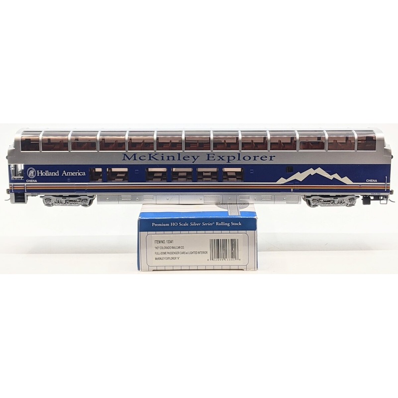 Bachmann 13341 HO McKinley Explorer Chena 89′ Full-Dome Passenger #1052 NIB