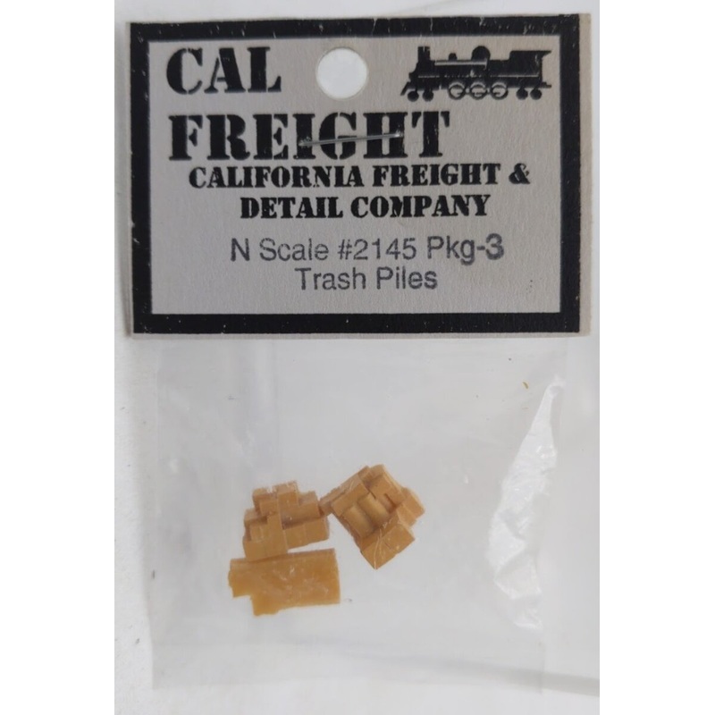 California Freight & Detail 2145 N Scale Small Trash Piles (Pack of 3)