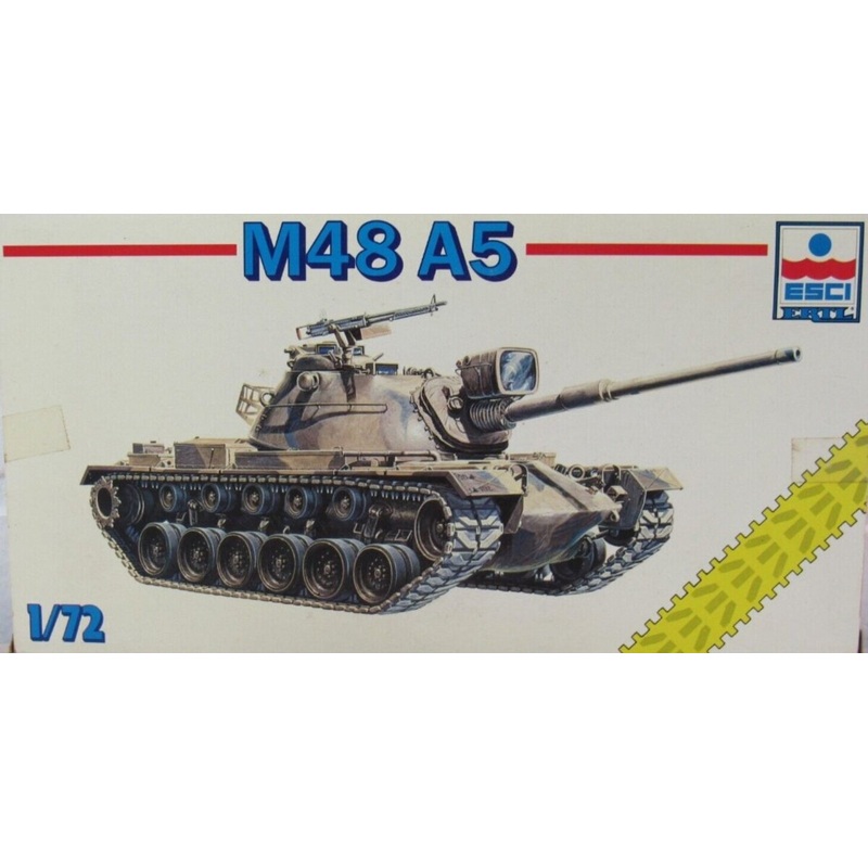 ESCI 8333 1:72 M48 A5 Military Tank Model Kit