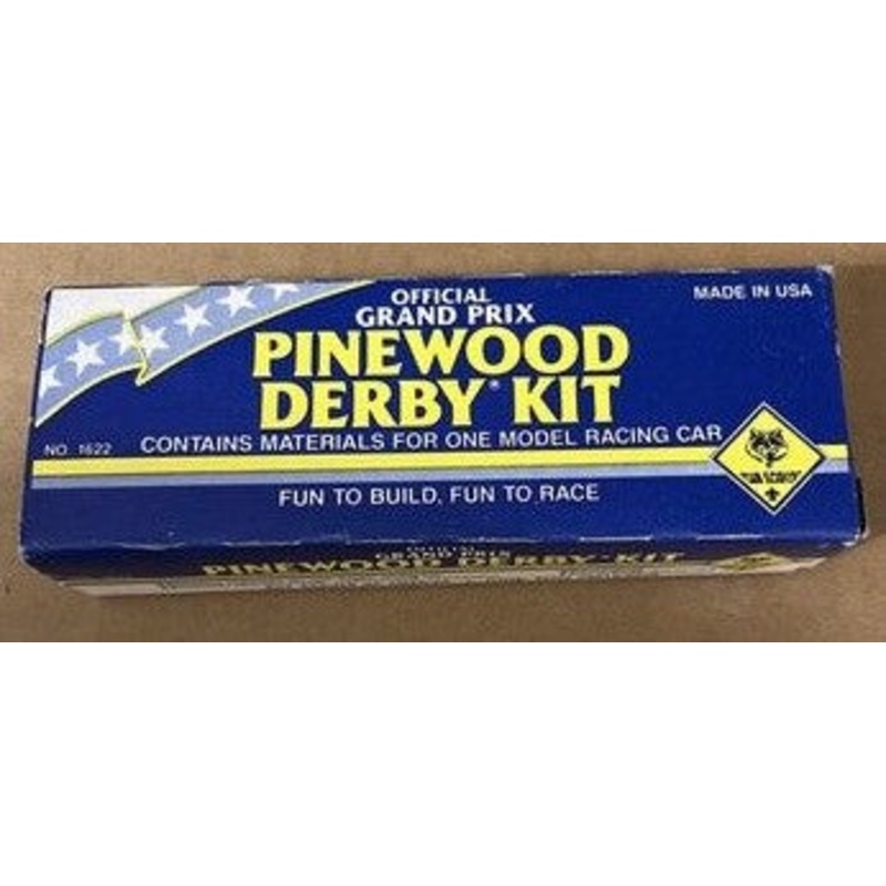 Grand Prix 1622 Cub Scout Official Pinewood Derby Kit