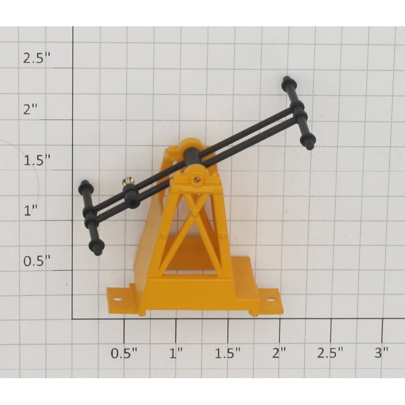 K-Line K2625-2 Yellow Handcar Handle Frame with Handle and Pin