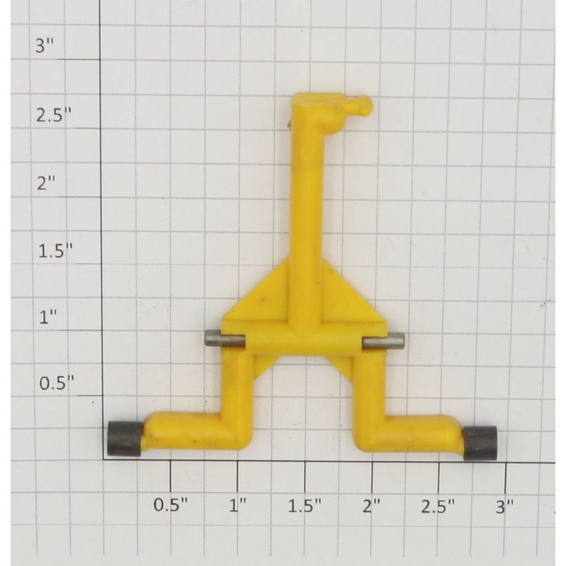 Lionel 3376-21 Yellow Cam Follower with Clips and Pin