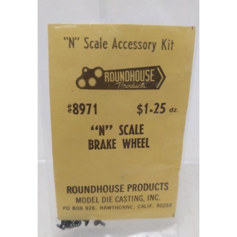 Roundhouse 8971 N Scale Brake Wheels