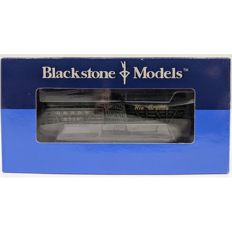 Blackstone Models B340219W HOn3 Weathered Rio Grande Stock Car #5710 NIB