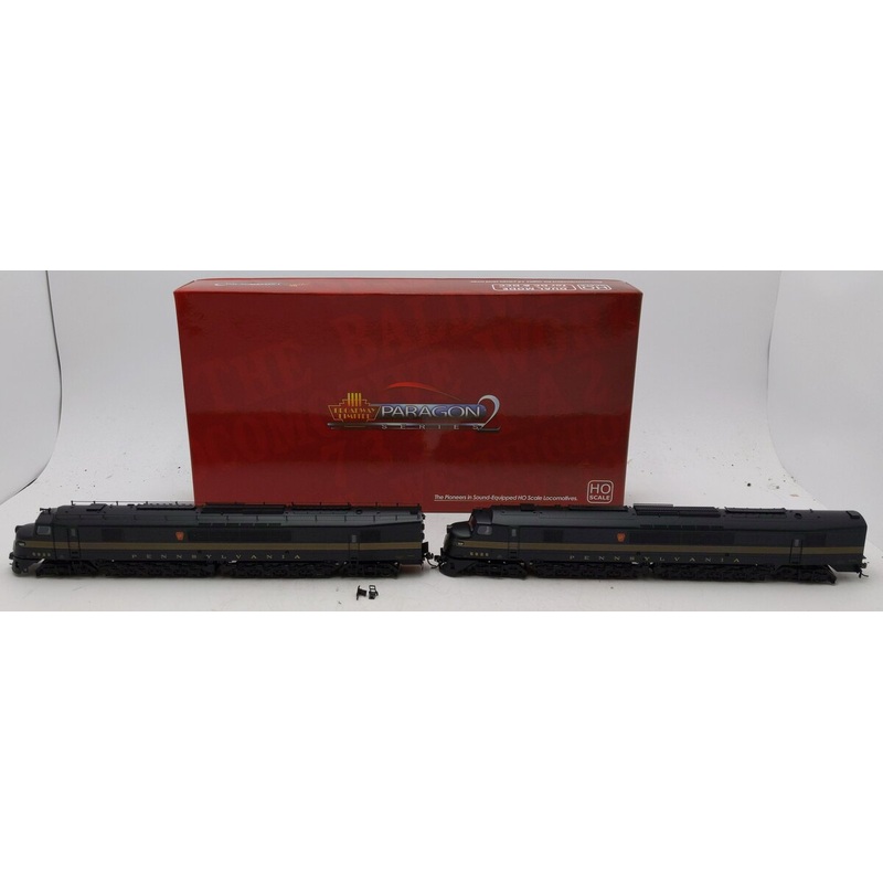 Broadway Limited 2090 HO PRR A1/A2 Set Diesel Locomotive w/ DCC/Sound #5828 EX/Box
