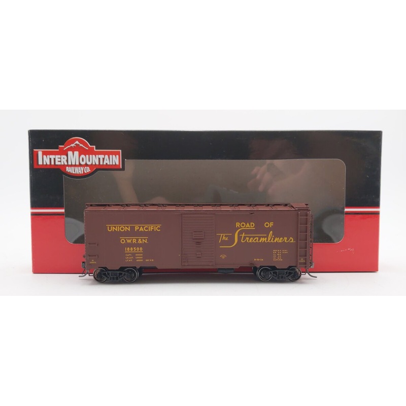 InterMountain 45760-09 HO Scale Union Pacific 40′ 1937 AAR Boxcar #188500 LN/Box