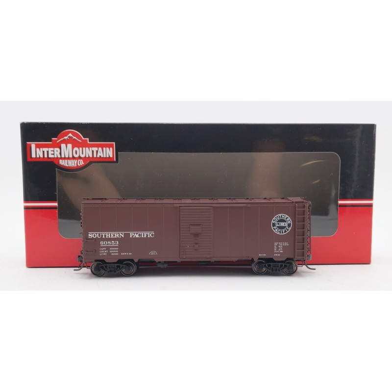 InterMountain 46013-47 HO Scale Southern Pacific 40′ 12 Panel Boxcar #60853 LN/Box
