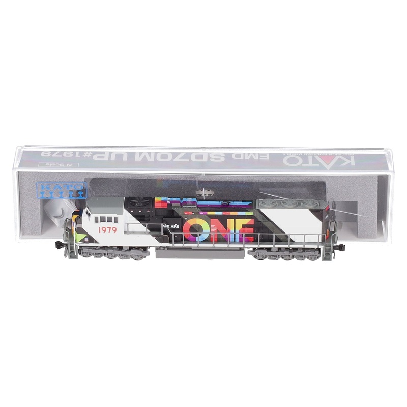 Kato 176-1979 N UP We Are One EMD SD70M Flat Radiator Diesel Locomotive #1979 LN/Box