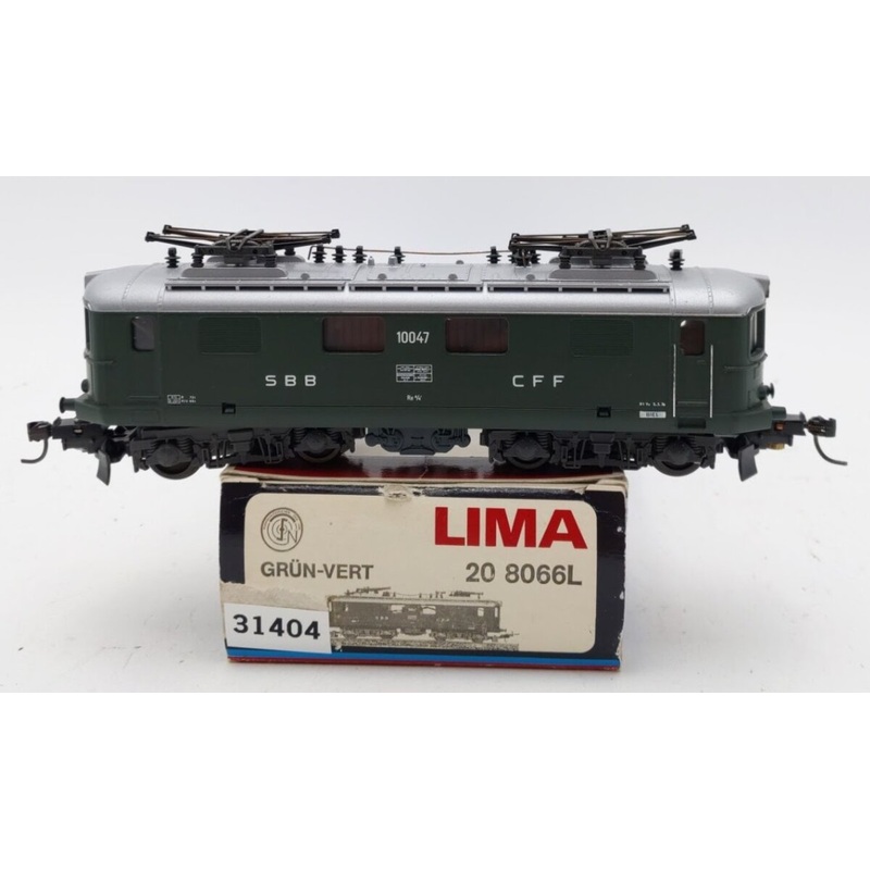 Lima 208066L 208066 HO Scale SBB CFF Powered Electric Locomotive #10047 LN/Box
