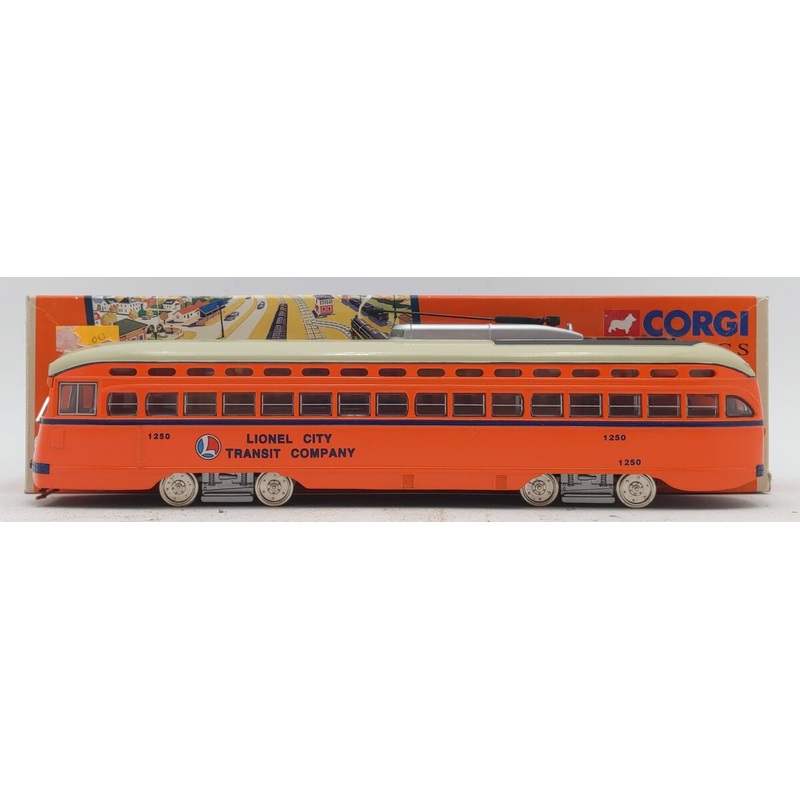 Lionel 55004 O P.C.C. Lionel City Transit Corp Street Car Trolley #1250 LN/Box