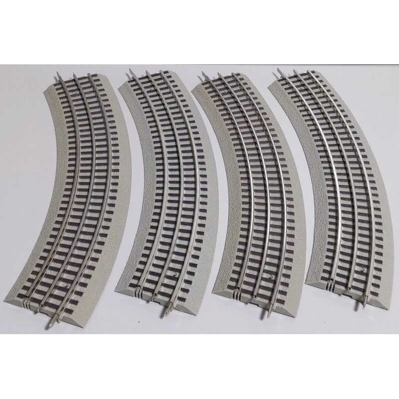 Lionel 6-12015 FasTrack O36 45-Degree Curved Track (4) LN
