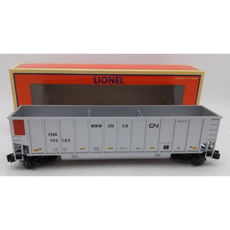 Lionel 6-27814 O Canadian National Bathtub Gondola EX/Box