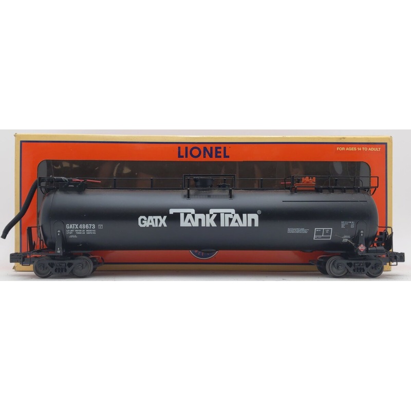 Lionel 6-27407 O Scale GATX TankTrain B-End Car #48673 LN/Box
