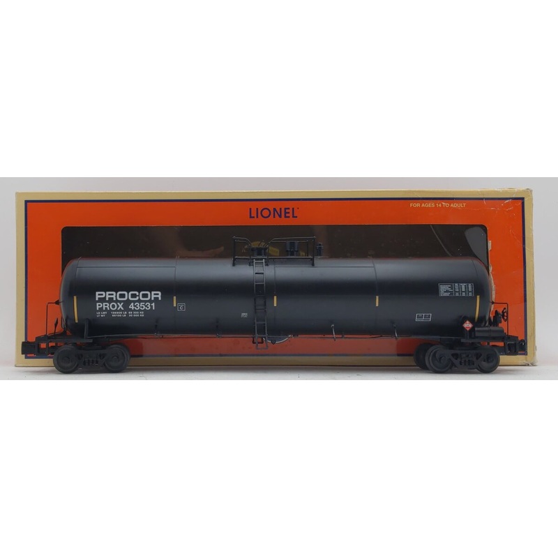 Lionel 6-29950 O Scale PROCOR Ethanol Tank Car #43531 EX/Box