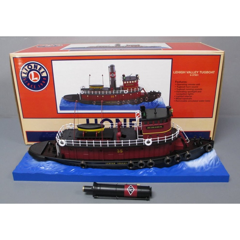 Lionel 6-37901 Lehigh Valley Operating Tugboat LN/Box