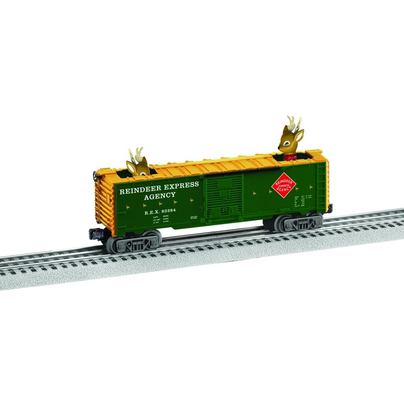 Lionel 6-83284 O Peekaboo Reindeer Operating Boxcar LN/Box
