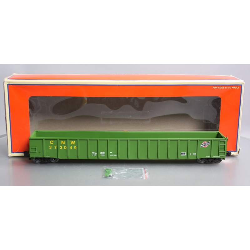 Lionel 6-84585 O Chicago & North Western 65′ Mill Gondola #342049 EX/Box