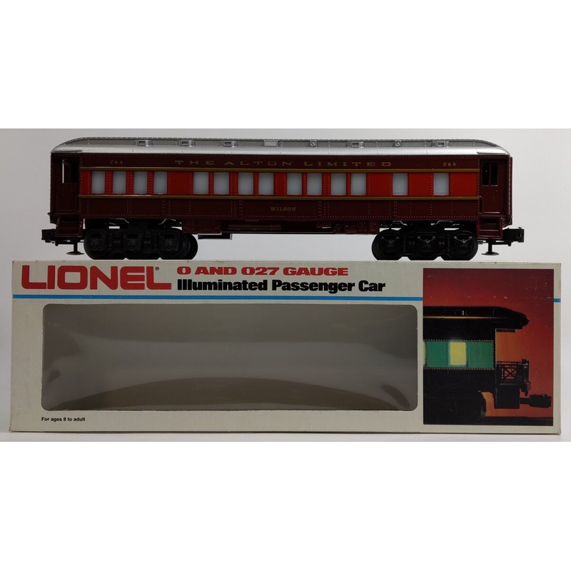 Lionel 6-9556 O Gauge Chicago & Alton Wilson Passenger Car LN/Box