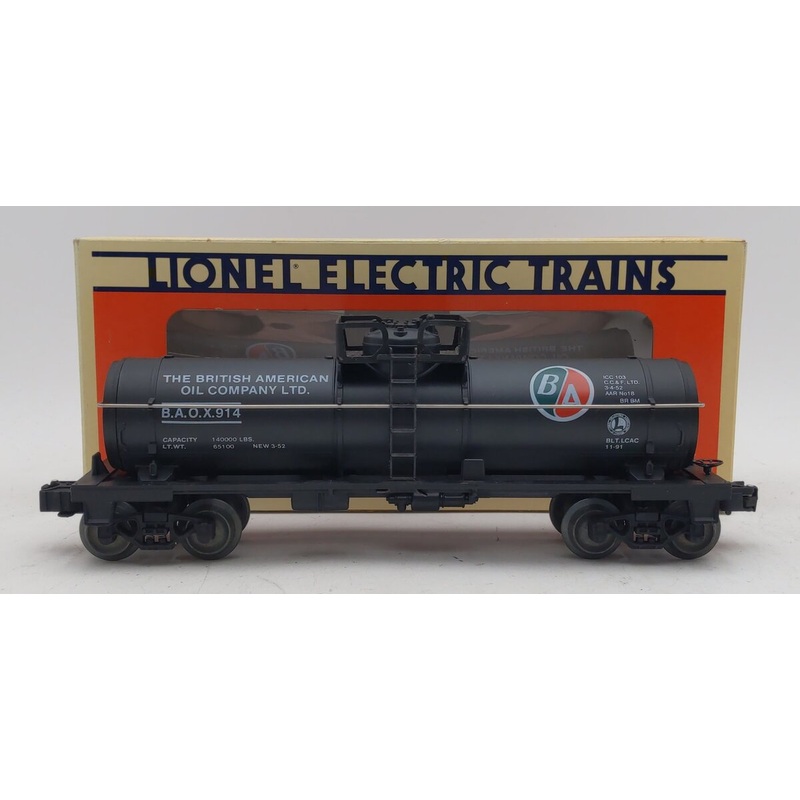 Lionel 914 BAOX Single Dome Tank Car EX/Box