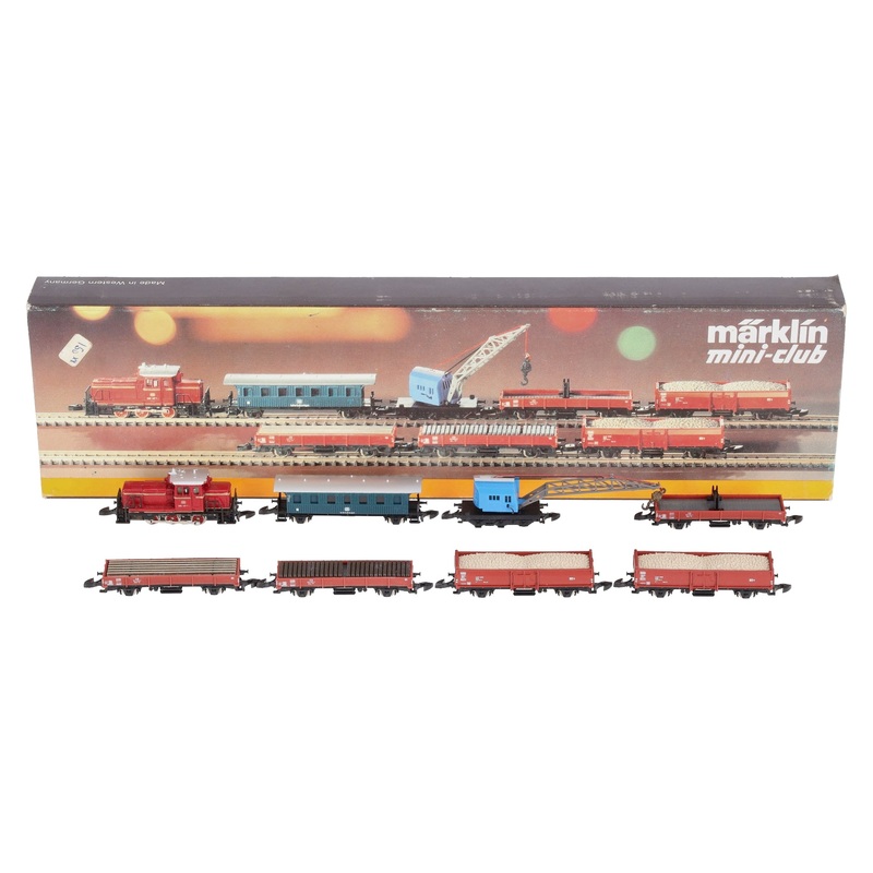 Marklin 8103 Z Scale Mini-Club Diesel Freight Train Set LN/Box