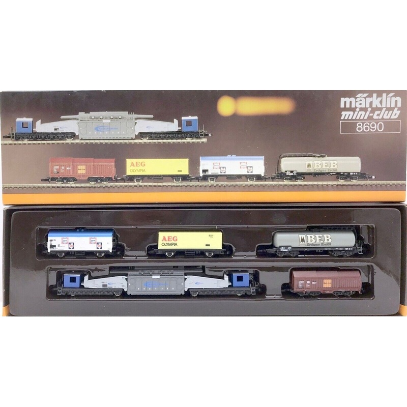 Marklin 8690 Z European Freight Car Set (Set of 5) LN/Box