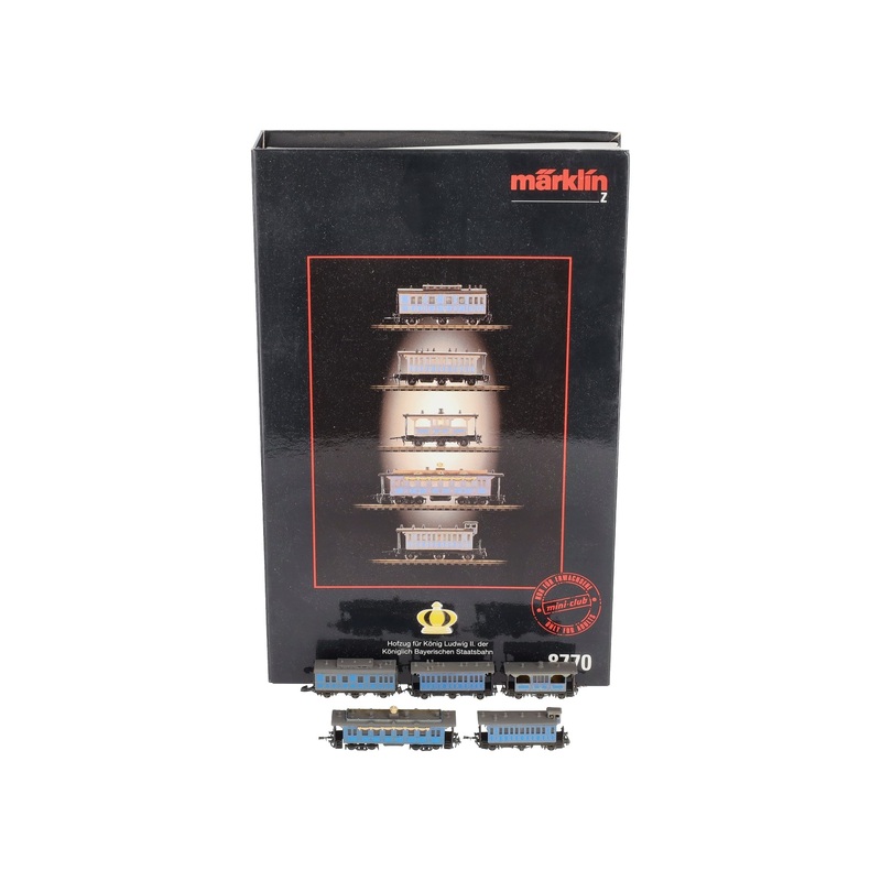 Marklin 8770 Z Royal Bavarian RR Passenger Car Set (Set of 5) LN/Box