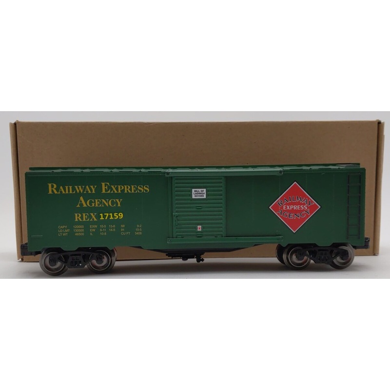Menards 279-4534 O Gauge Railway Express Box Car #17159 EX/Box