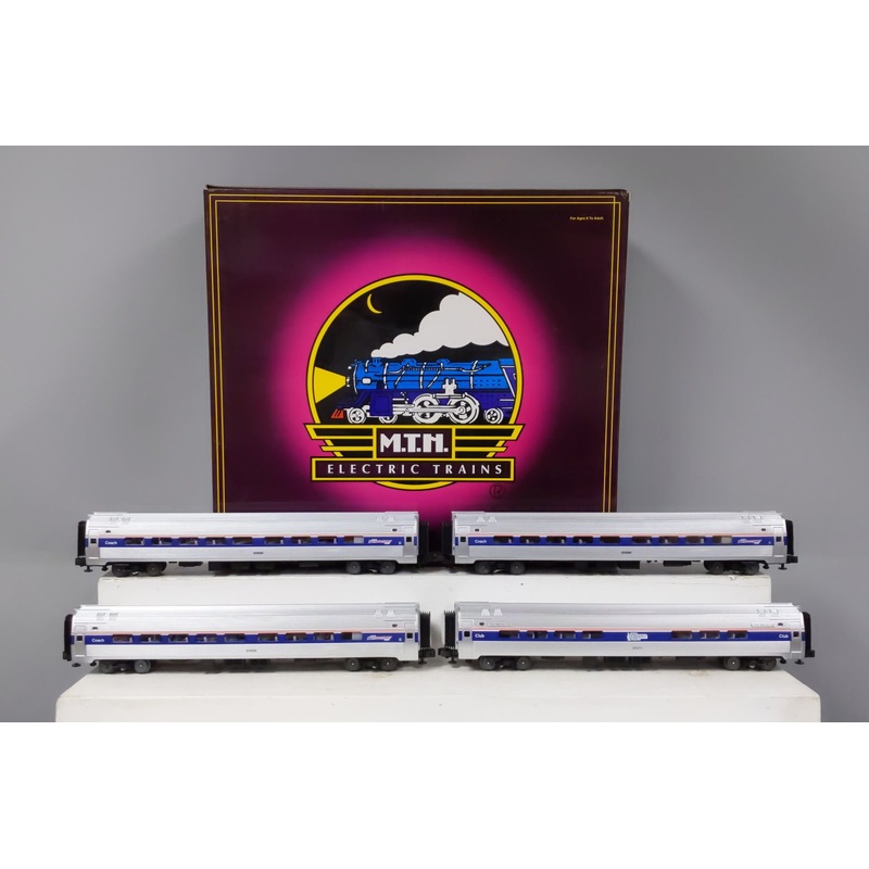 MTH 20-6556 O Amtrak 5-Stripe Amfleet Passenger Car Set EX/Box