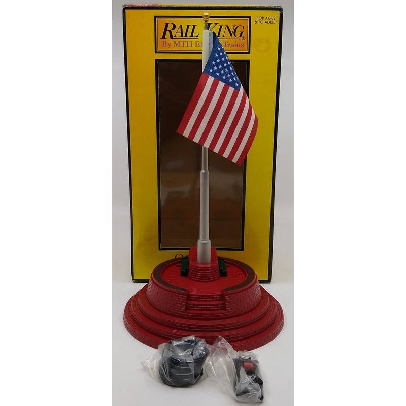MTH 30-9103 O Operating American Waving Flag NIB