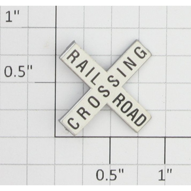 Acme 06-328 RR Crossing Arms with Black Lettering