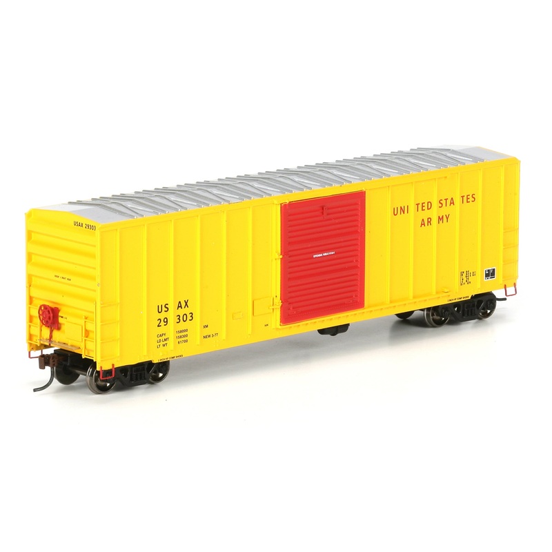Athearn 96621 HO Scale United States Army 50′ FMC 5347 Boxcar #29303 NIB