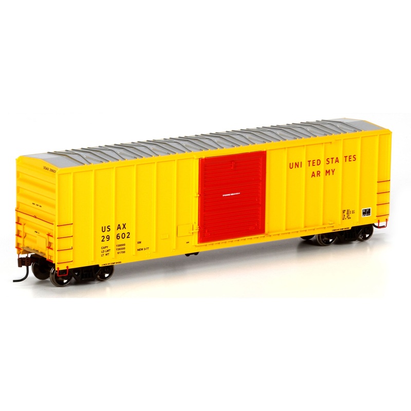 Athearn 96623 HO Scale United States Army 50′ FMC 5347 Boxcar #29602 NIB