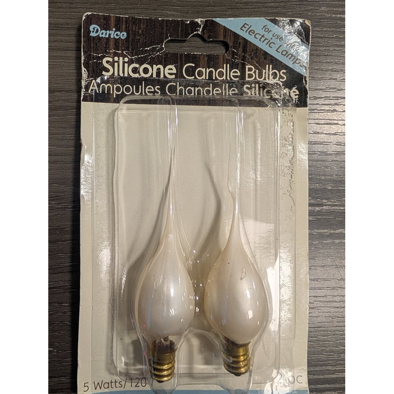 Darice 6201-85 Silicone Candle Bulbs 5 Watts (Pack of 2)