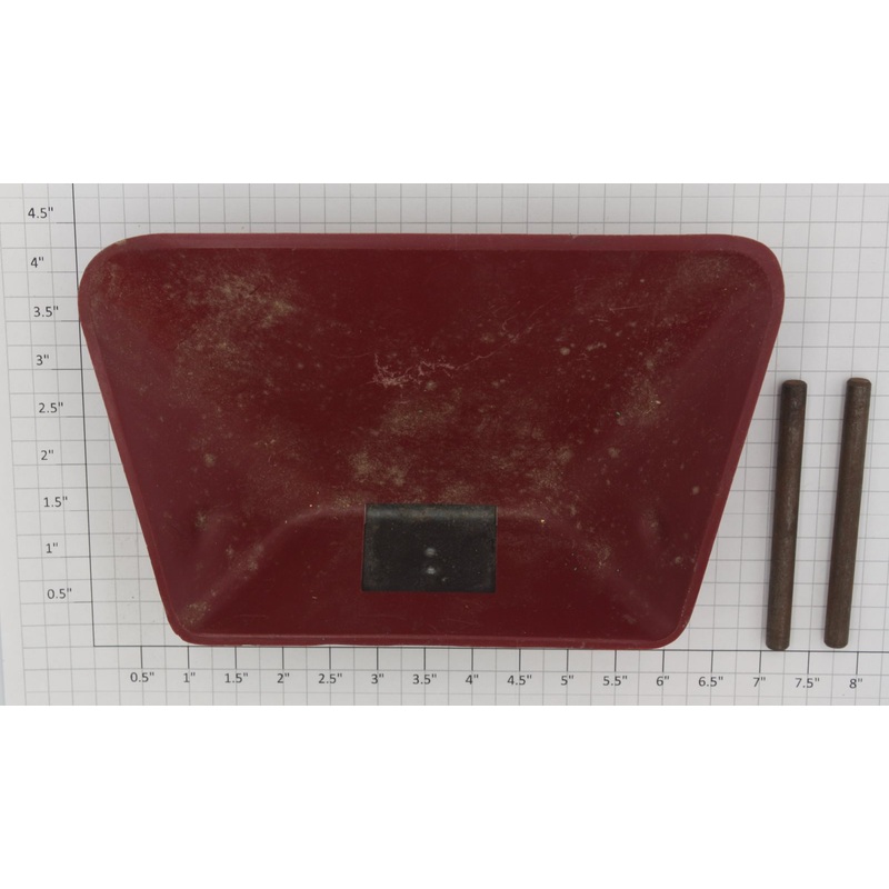 Lionel 456-83 Maroon Coal Bin with Door and 456-85 Mounting Posts