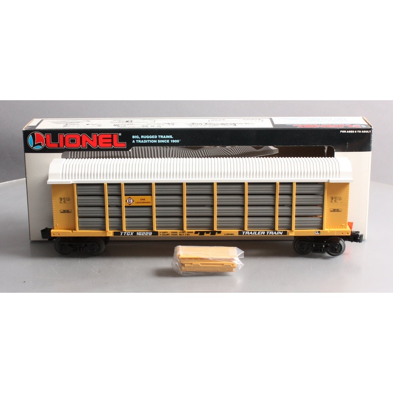 Lionel 6-16229 O Gauge Erie Lackawanna Screened Auto Carrier MT/Box
