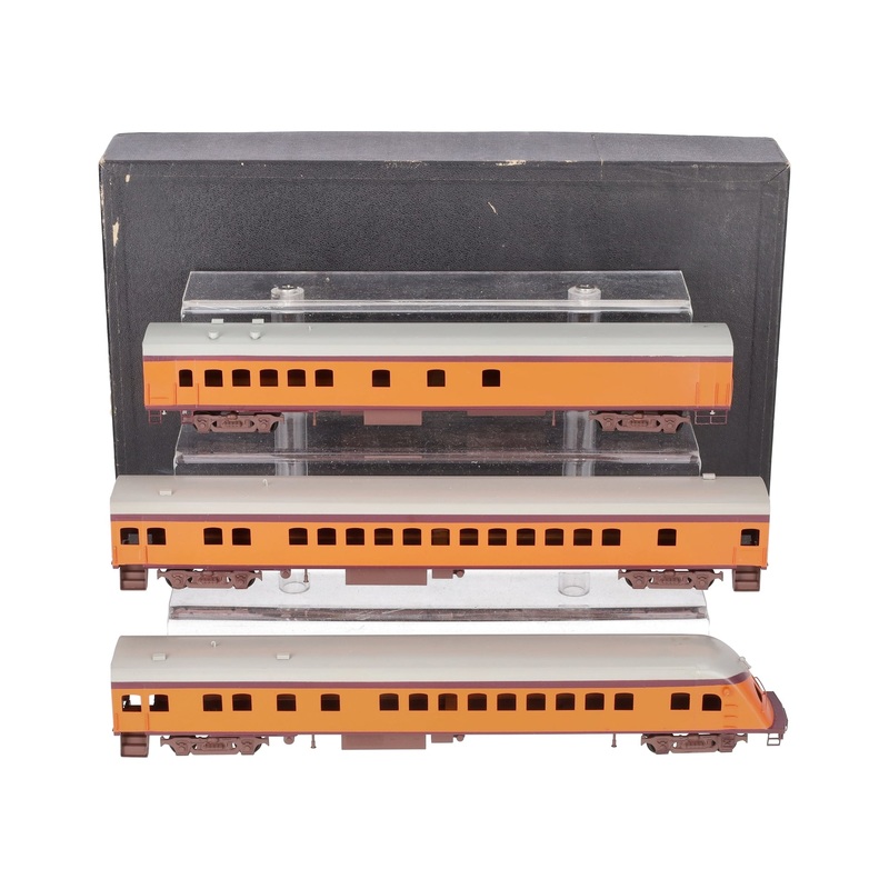 Nickel Plate Products HO Scale Brass Hiawatha 3-Car Passenger Set LN/Box
