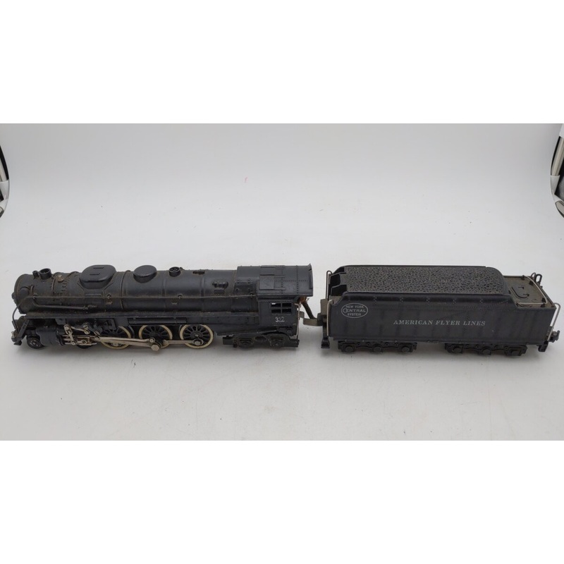 American Flyer 322 Vintage S NYC 4-6-4 Hudson Steam Locomotive & Tender EX
